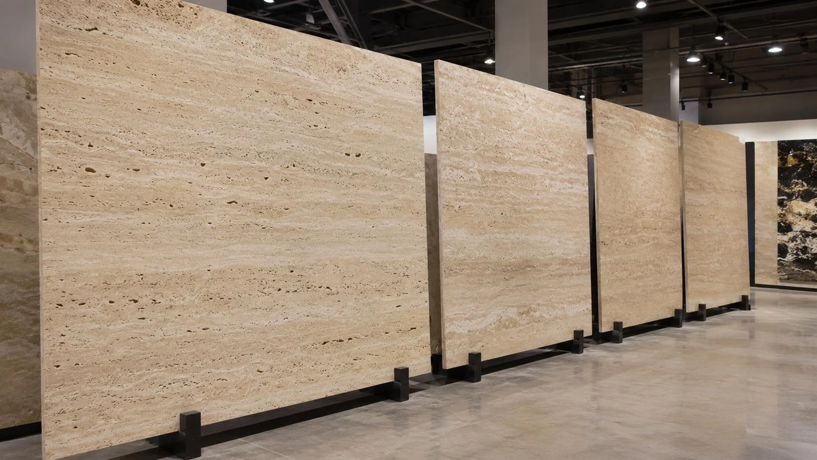 travertine-slab-selection-showroom travertine-slab-selection-showroom