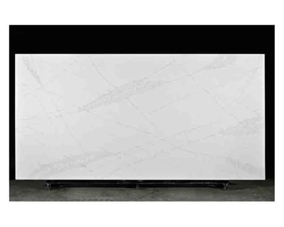 Karstā izpārdošana Balts kvarca Countertop mākslīgais marmora akmens